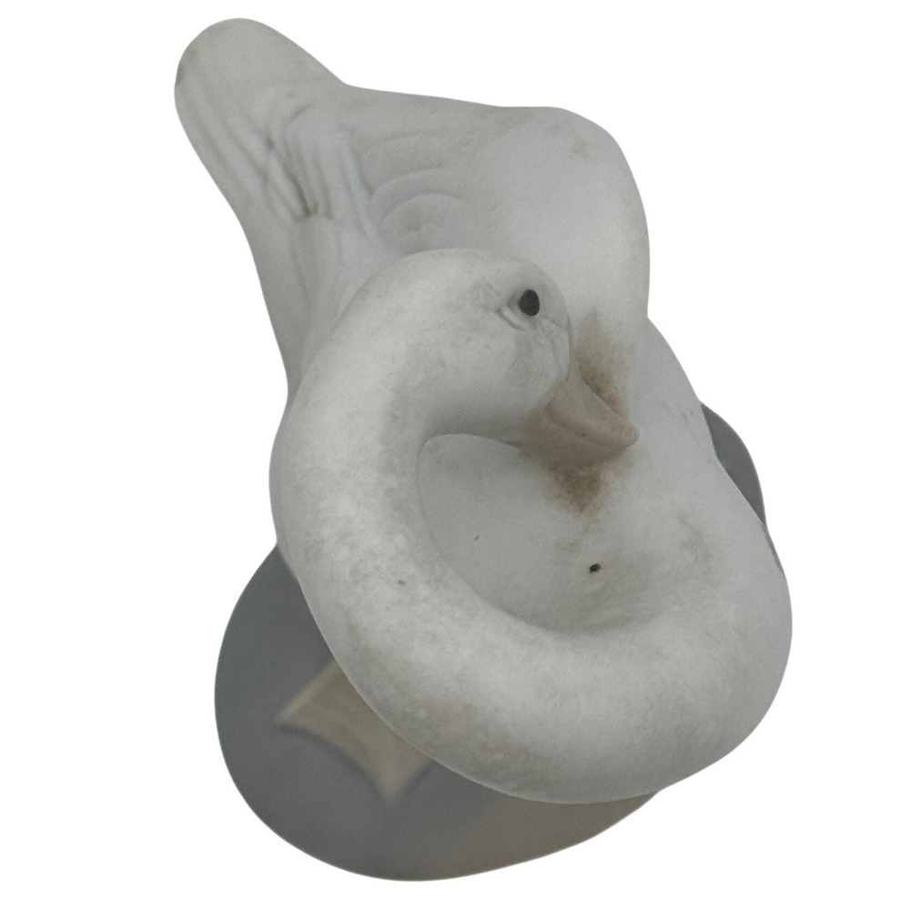 VTG Lladro Goose Swan Preening Porcelain Figure Matte Finish Spain 70s Original - Picture 5 of 10